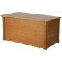 Large Oak Wooden Toy Boxes and Blanket Chest - All Wood - Optional Cedar Base (Cedar Base)