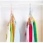 10pcs Random Color Coat Hangers for Clothes Creative Rotating Handle 5-Hole Windproof Hanger Baby Kids Wardrobe Classification 10pcs Random Color Coat Hangers for Clothes Creative Rotating Handle 5-Hole Windproof Hanger Baby Kids Wardrobe Classification