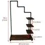 LARRY SHELL Industrial Pipe Clothing Rack, Pine Wood Shelving Shoes Rack Cloth Hanger, with Locking Wheels, Durable and Long Lasting, for Retail Store,Laundry Room LARRY SHELL Industrial Pipe Clothing Rack, Pine Wood Shelving Shoes Rack Cloth Hanger, with Locking Wheels, Durable and Long Lasting, for Retail Store,Laundry Room