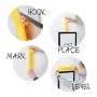 Picture Frame Hanger Kit, Easy Frame Hanger, Picture Hanging Tool - Hang & Level Tool Bundled w/Premium 222 Pcs Assorted Picture Hanging Hardware Bonus 6 Pcs Non-Trace Wall Hangers Plastic Hooks Picture Frame Hanger Kit, Easy Frame Hanger, Picture Hanging Tool - Hang & Level Tool Bundled w/Premium 222 Pcs Assorted Picture Hanging Hardware Bonus 6 Pcs Non-Trace Wall Hangers Plastic Hooks