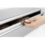 Brabantia Fall Front Bread Boxes - Brilliant Steel with Black Sides, 163463
