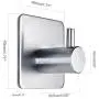 Adhesive Hooks Heavy Duty Wall Hooks Waterproof Stainless Steel Hooks for Hanging Coat, Hat,Towel Robe Hook Rack Wall Mount- Bathroom and Bedroom 4-Packs Adhesive Hooks Heavy Duty Wall Hooks Waterproof Stainless Steel Hooks for Hanging Coat, Hat,Towel Robe Hook Rack Wall Mount- Bathroom and Bedroom 4-Packs
