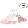 10pcs Random Color Anti-Skid Clothes Hangers, Suit Hangers Shirts Sweaters Dress Hanger Hook Drying Rack