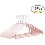 10pcs Random Color Anti-Skid Clothes Hangers, Suit Hangers Shirts Sweaters Dress Hanger Hook Drying Rack 10pcs Random Color Anti-Skid Clothes Hangers, Suit Hangers Shirts Sweaters Dress Hanger Hook Drying Rack