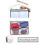 Hanging Closet Organizer 42 Pockets & Hanger stores Clothes, Stockings, Socks, Jewelry, Toiletries, Baby Nursery, Household & Children Accessories. Durable Dual-sided Closet Storage Saves Space