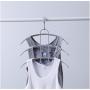 10pcs Random Color Creative Anti-Slip Multiple Layer Clothes Hangers Trousers Pants Hanger Closet Rack 3 Layers