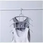 10pcs Random Color Creative Anti-Slip Multiple Layer Clothes Hangers Trousers Pants Hanger Closet Rack 3 Layers 10pcs Random Color Creative Anti-Slip Multiple Layer Clothes Hangers Trousers Pants Hanger Closet Rack 3 Layers
