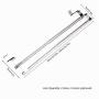 TOPINCN Towel Holder Double Layers Stainless Steel Telescopic Rack Hanger Organizer Door Cabinets Bathroom Kitchen Garage