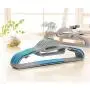 10pcs/lot Seamless Thicker Longer Section Hanger, Non-Slip Clothes Hangers Magic Stays Clothes Hanger MZ 005,Purple 10pcs/lot Seamless Thicker Longer Section Hanger, Non-Slip Clothes Hangers Magic Stays Clothes Hanger MZ 005,Purple