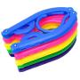 JUMERY-Heavy Duty Clothing Hangers, Portable Folding Clothes Hanger, Lightweight,Extra-Large Load-Bearing, Foldable,Non-Slip, Travel,Home, (Random Color)