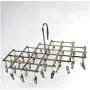 2pcs Hangers for Clothes 35 Pegs Folding Laundry Clothes Socks Underwear Airer Dryer Hanger Drying Clips