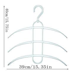 HJYPYJ Magic Hanger,Multi-Layer Non-Slip Magical Hangers,Household ABS Windproof Hanger,Space-Saving Organizer Hangers, Not Easily Deformed/Blue / 10 pcs