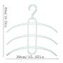 HJYPYJ Magic Hanger,Multi-Layer Non-Slip Magical Hangers,Household ABS Windproof Hanger,Space-Saving Organizer Hangers, Not Easily Deformed/Blue / 10 pcs