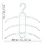 HJYPYJ Magic Hanger,Multi-Layer Non-Slip Magical Hangers,Household ABS Windproof Hanger,Space-Saving Organizer Hangers, Not Easily Deformed/Blue / 10 pcs HJYPYJ Magic Hanger,Multi-Layer Non-Slip Magical Hangers,Household ABS Windproof Hanger,Space-Saving Organizer Hangers, Not Easily Deformed/Blue / 10 pcs