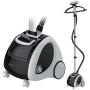 SALAV GS65-BJ 1500W Professional Extra Wide Bar Garment Steamer with 360 Swivel Hanger, 4 Steam Settings and Storage Pocket, Black SALAV GS65-BJ 1500W Professional Extra Wide Bar Garment Steamer with 360 Swivel Hanger, 4 Steam Settings and Storage Pocket, Black