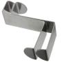 Stainless Steel Over Door Hooks Kitchen Towel Clothes Hanger Holder (2)