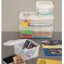 STERILITE 18038612 Plastic FlipTop Latching Storage Container, Clear (48 Pack)