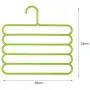 5 Layers Non-Slip Multifunctional Clothes Hangers 10PC Random Color Pants Storage Hangers Cloth Rack Multilayer Storage Scarf Tie Rack Hanger 5 Layers Non-Slip Multifunctional Clothes Hangers 10PC Random Color Pants Storage Hangers Cloth Rack Multilayer Storage Scarf Tie Rack Hanger