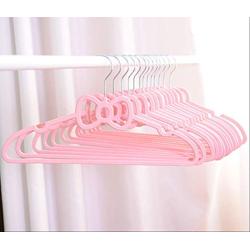 meosu Quality Suit Hangers Shirt 8pcs Kawaii Womens Kids Practical Pink Clothes Underwear Socks Hangers Rotatable Love Heart/Bow Clothes Hanger