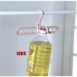 10pcs Random Color Multi-Port Support Circle Clothes Hangers Clothes Drying Racks Multifunction Plastic Scarf Clothes Hanger Storage Rack