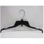 Lot of 120 Black Plastic Adult Clothes Shirt Hangers 17" wide Lot of 120 Black Plastic Adult Clothes Shirt Hangers 17" wide
