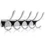 Xiaolanwelc 5 Hooks Stainless Steel Coat Hooks Wall Mounted Hangers Hat Towel Clothes Robe Hook Bathroom Storage Hanger Holder Accessories Xiaolanwelc 5 Hooks Stainless Steel Coat Hooks Wall Mounted Hangers Hat Towel Clothes Robe Hook Bathroom Storage Hanger Holder Accessories