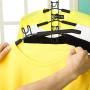 KLEBREIS 5-in-1 Multi-Layer Clothes Hanger, Space Saving, EVA Sponge Material, Non-Slip and Durable, Multi-Function Household Storage Clothes Wardrobe Rack,Pants Hangers