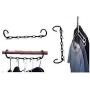 10PC Random Color 5 Holes Multi-Door Holder Circle Clothes Hanger Decoration Clothes Holders Multifunction Paste Plastic Scarf Clothes Hanger