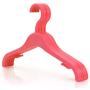 HANGERWORLD 25 Red 11.8inch Plastic Kids Coat Clothes Garment Baby Toddler Top Hangers