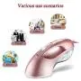 QQT Hand-held Hanging Ironing Machine, Household Mini steam Ironing Machine, Electric Iron humidifying Ironing Machine, Gift Ironing Machine-Lightpink