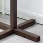CWJ Coat Rack-Hanger Floor Bedroom Simple Cross Base Solid Wood Childrens Clothes Rack Living Room Hangers Sturdy Space Saving Storage Rack