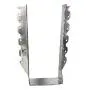 Joist Hanger 4" x 8" - 18G Steel G185 Triple Zinc Galvanized #458-3 Joist Hanger 4" x 8" - 18G Steel G185 Triple Zinc Galvanized #458-3