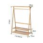 Y.H.Valuable Coat Racks Simple Coat Rack Clothes Stand Hanger Hall Hanging Rod Bedroom Hat Handbag Clothes Tree Floor Hanger Entryway Furniture (Color : 110cm)