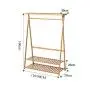 Y.H.Valuable Coat Racks Simple Coat Rack Clothes Stand Hanger Hall Hanging Rod Bedroom Hat Handbag Clothes Tree Floor Hanger Entryway Furniture (Color : 110cm)