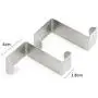 Factory Price 2PCS Door Hook Stainless Cabinet Clothes Hanger Kitchen Organizer Cozinha Storage Organizer Rack Holder Tools