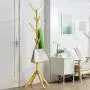 DRWXLPD Solid Wood Hanger Floor Standing Coat Racks 8 Hooks Home Furniture Storage Clothes Hanging Wooden Hanger Bedroom Drying Rack, Russian Federation
