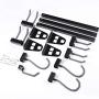 Tool Storage Rack - Adjustable Wall Mount Tools Storage System Heavy Duty Tools Hanger, Garage shed Basement Workshop Storage (55.5 inch)