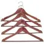Household Essentials 26140 CedarFresh Red Cedar Wood Clothes Hangers with Fixed Bar and Swivel Hook - Set of 4 Household Essentials 26140 CedarFresh Red Cedar Wood Clothes Hangers with Fixed Bar and Swivel Hook - Set of 4