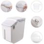 FOONEE Rice Storage Container 15kg, Big Containers with Lids for Storage Rice, Sealed Moisture-Proof Storage Box, Rice Bucket Bulk Storage Air-Tight Large, Grain Storage Containers Large FOONEE Rice Storage Container 15kg, Big Containers with Lids for Storage Rice, Sealed Moisture-Proof Storage Box, Rice Bucket Bulk Storage Air-Tight Large, Grain Storage Containers Large