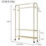 WYQSZ Floor Coat Rack, Bedroom Coat Hanger, Home Simple Clothes Rack, Nordic Hanger (Color : Black, Size : 80160cm)