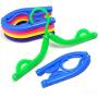 JUMERY-Heavy Duty Clothing Hangers, Portable Folding Clothes Hanger, Lightweight,Extra-Large Load-Bearing, Foldable,Non-Slip, Travel,Home, (Random Color)