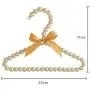 SAASNY Children Kids Pearl Beaded Bowknot Clothes Hangers with Trouser Bar Hangers,(Pack of 10) Gold Ideal for Home and Shops SAASNY Children Kids Pearl Beaded Bowknot Clothes Hangers with Trouser Bar Hangers,(Pack of 10) Gold Ideal for Home and Shops