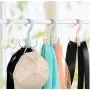 5pcs Random Color Multipurpose Scarf Coat Hanger Belt Bag Accept Plastic Clothes Hanger A Hook Bag A Hook Scarf Frame 5pcs Random Color Multipurpose Scarf Coat Hanger Belt Bag Accept Plastic Clothes Hanger A Hook Bag A Hook Scarf Frame