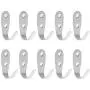 uxcell 10pcs Wall Hooks Stainless Steel Wall Mounted DIY Coats Prong Robe Hooks Clothes Hanger Holder with Screws uxcell 10pcs Wall Hooks Stainless Steel Wall Mounted DIY Coats Prong Robe Hooks Clothes Hanger Holder with Screws