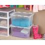 Sterilite 19148006 48 Quart Clear Hinged Lid Storage Boxes Tote with See Through Base (12 Pack)