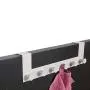 Pentaero Wrought Iron Door Back Hanger, Household Nail-Free Stainless Steel Hook, Iron Art Back Door Hanger Hook, Bathroom Kitchen Hanger Towel Clothes Door Rack (White) Pentaero Wrought Iron Door Back Hanger, Household Nail-Free Stainless Steel Hook, Iron Art Back Door Hanger Hook, Bathroom Kitchen Hanger Towel Clothes Door Rack (White)