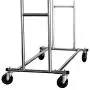 Cypress Shop Rolling Double Clothing Rail Rack Bar Commercial Grade Steel Garment Laundry Clothes Hanger Holder Adjustable Hanging Indoor Outdoor Coat Hanging Dryer Drying Cart Home Furniture Cypress Shop Rolling Double Clothing Rail Rack Bar Commercial Grade Steel Garment Laundry Clothes Hanger Holder Adjustable Hanging Indoor Outdoor Coat Hanging Dryer Drying Cart Home Furniture