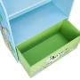 Fantasy Fields - Sunny Safari Toy Organizer with Rolling Storage Box, Wooden Toy Storage