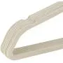 Nova Microdermabrasion No-Slip Velvet Hangers -200 Pack Suit Clothes Hanger Hook Ultra Thin for Shirts Coat, Suit - Space Saving Swivel 360 Degree Beige