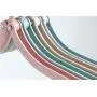 Exclen 4 Pcs Travel Folding Hanger Plastic Portable Outdoor Travel Clothes Support Sun Socks Rack Mini Drying Rack with Clip (Colorful)